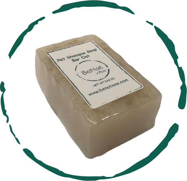 BeNat Pets. All-Natural Pet Shampoo Bar. Oat. 5.8 oz.-0