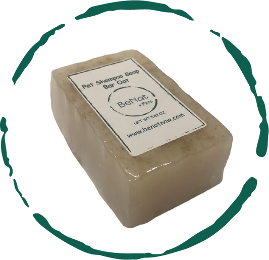 BeNat Pets. All-Natural Pet Shampoo Bar. Oat. 5.8 oz.-0
