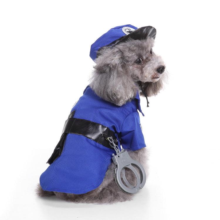 Funny Police Dog Halloween Costume Set-1