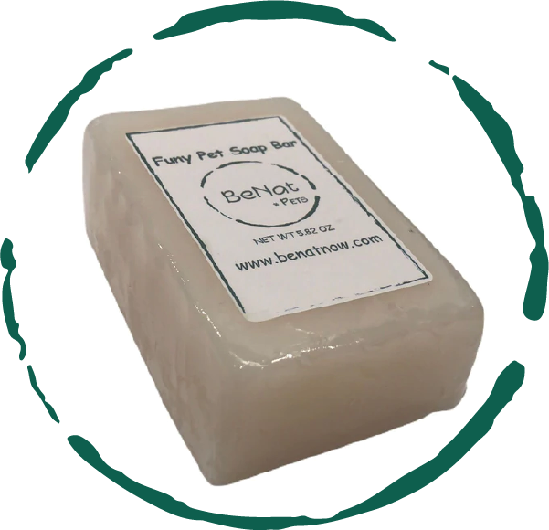 BeNat Pets. All-Natural Furry Pet Soap Bar. 5.8 oz.-0