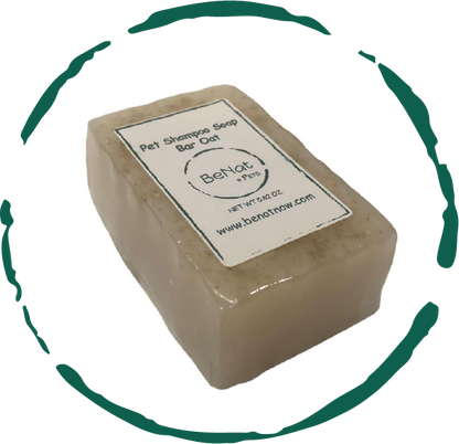 BeNat Pets. All-Natural Pet Shampoo Bar. Oat. 5.8 oz.-0