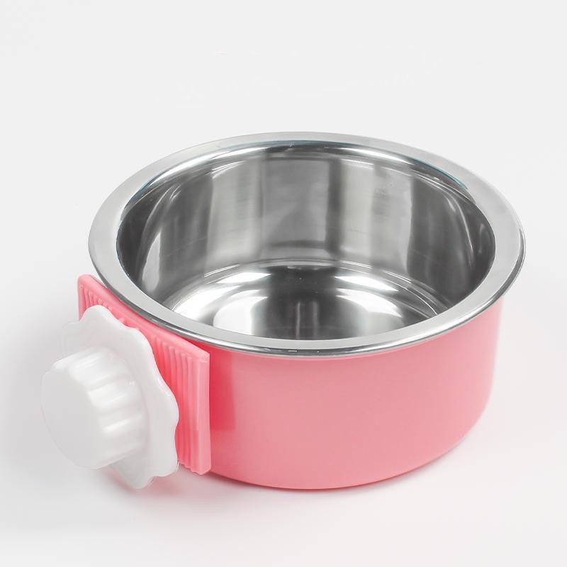 Hanging Stainless Steel Pet Bowl - The Perfect Solution For Mess-Free Feeding-3