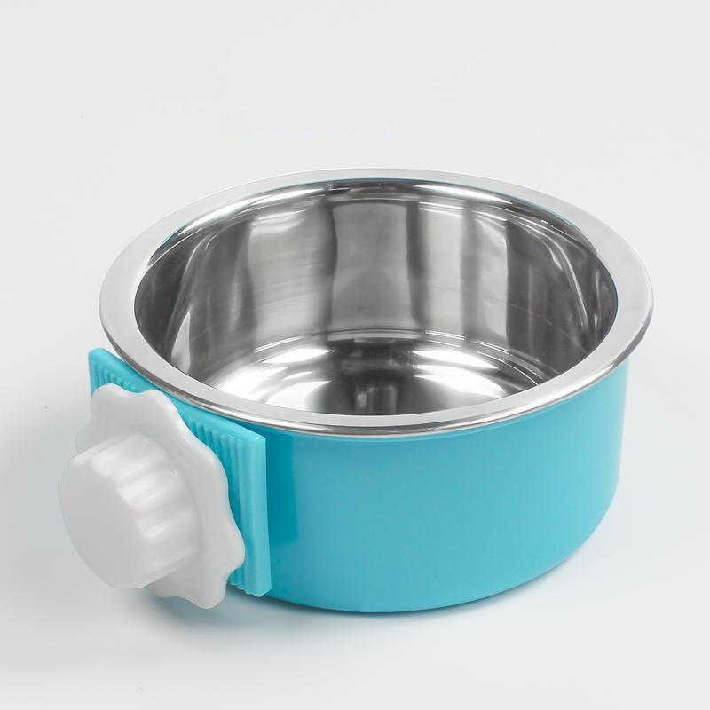 Hanging Stainless Steel Pet Bowl - The Perfect Solution For Mess-Free Feeding-2
